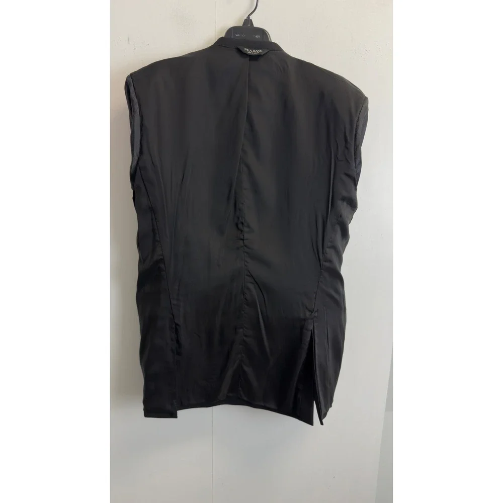 Jos.A Bank Mens Black Tuxedo Suit Jacket‎ 41R Pants 36X28 Cummerbund Formal 3 Pc
